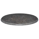 Table Top Black 60x2.5 cm Marble 149196