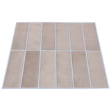 Rectangular Tile 50 pcs Beige Coffee 29 x 22.9 cm 42021274
