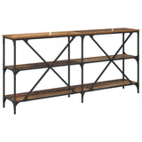 Console Table Old Wood 160 x 30 x 75 cm Engineered Wood 881902