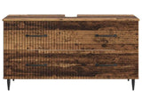 Bathroom Sink Cabinet HAARLEM Old Wood 82 x 41x 58.5 cm 896803