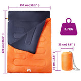 Double Sleeping Bag with Pillows for Adults Camping 3-4 Seasons 94448