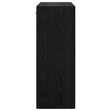 Wall-mounted Cabinet 2 pcs Black Oak 69.5 x 34 x 90 cm 3415592