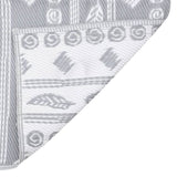 Outdoor Rug ARAKIL Grey 190x290 cm PP 316973
