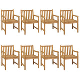 ZNTS 9 Piece Garden Dining Set Solid Teak Wood 3059948