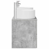 Bathroom Furniture Set 3 pcs Concrete Grey 3405958