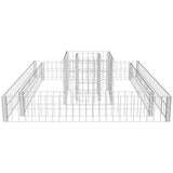 Gabion Planter Galvanised Steel 120x120x20 141625