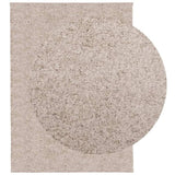 Shaggy Rug PAMPLONA High Pile Modern Beige 140x200 cm 375213