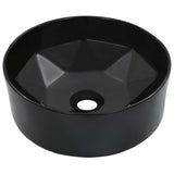ZNTS Wash Basin 36x14 cm Ceramic Black 143910
