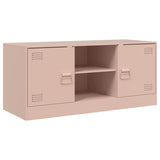 TV Cabinet Pink 99x39x44 cm Steel 841686