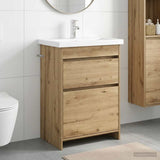Bathroom Furniture Set Artisan Oak 61 x 40 x 84.5 cm 3404265