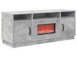 Electric Fireplace Concrete 100 x 33 x 55 cm Engineered wood 8020994