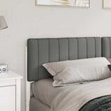 Upholstered Headboard White and Light Grey 180 cm 880167