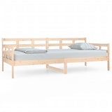 Day Bed without Mattress Solid Wood Pine 90x200 cm 820357