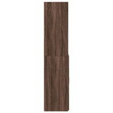 Highboard Brown Oak 80x42.5x185 cm Engineered Wood 3281384