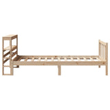 Bed Frame without Mattress 90x190 cm Single Solid Wood Pine 3305747