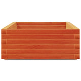 Garden Planter Wax Brown 110x60x26.5 cm Solid Wood Pine 847350
