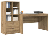 Desk with Drawer 2 pcs Artisan Oak 3337376