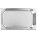 Gastronorm Containers 4 pcs GN 1/1 100 mm Stainless Steel 50881