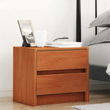 Bedside Tables Wax Brown 40 x 30.5 x 35.5 cm Pine Wood 863949