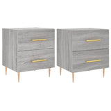 Bedside Cabinets 2 pcs Grey Sonoma 40x35x47.5 cm Engineered Wood 827289
