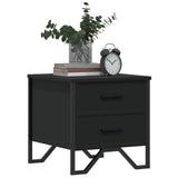 Bedside Cabinets 2 pcs Black 40x41x40 cm Engineered Wood 848505
