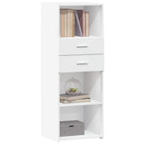 Highboard White 45x42.5x124 cm Engineered Wood 846166
