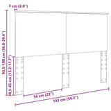 Headboard White 100 cm Engineered Wood 887637