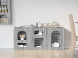 Sideboard Grey Sonoma 100 x 35 x 59 cm Engineered Wood 891350