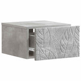Wall-Mounted Side Table 2 pcs Concrete Grey 34.5 x 33 x 20 cm 898772