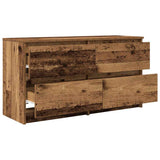TV Cabinet Old Wood 100x35x54 cm Engineered Wood 861803
