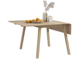 Solid Wood Folding Dining Table, Drop Leaf Table for 2-4 People, Rectangle Kitchen Table for Small T3398P342964