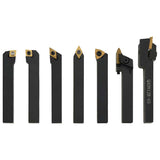 146717 12 Pieces Indexable Turning Tool Set 8x8 mm 70 mm