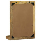 Bathroom Mirror Brown 50 x 22 x 70 cm Solid Mango Wood 4016736