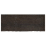 Bathroom Countertop Dark Brown 160x60x cm Treated Solid Wood 3156256