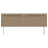 LED Headboard Cappuccino 180 cm Faux Leather 42007312