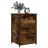 Bedside Cabinet Smoked Oak 40x36x60 cm Engineered Wood 825997