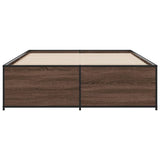 Bed Frame without Mattress Brown Oak 120x190 cm Small Double 3279911