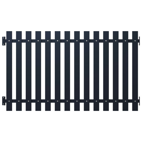 ZNTS Fence Panel Anthracite 170.5x100 cm Powder-coated Steel 146476