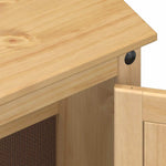 ZNTS 2 Piece Bathroom Furniture Set Corona Solid Wood Pine 3334637