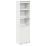 Highboard White 50x35x180 cm Engineered Wood 3328462