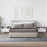 Wall-mounted Bedside Cabinets 2 pcs White 45x26x28.5 cm 858597
