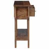 Console Table Mixed Recycled Wood 80x35x80 cm 244509