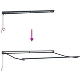 Awning Frame Retractable Manual Anthracite 3.5 x 2.5 m 42002527