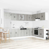 Kitchen Cabinet with Door Kalmar Grey Sonoma 80 x 46 x 81.5 cm 3315007