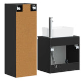 Bathroom Furniture Set 2 pcs Black 33 x 34.5 x 100 cm 3406124