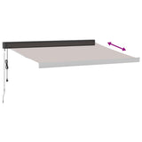 Automatic Retractable Awning Brown 350x250 cm 3215734