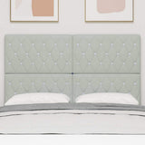 Headboard with Headboard Light Grey 160 cm Faux Leather 3337764