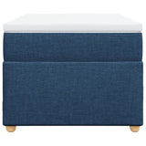 Box Spring Bed with Mattress Blue 90x200 cm Fabric 3285351