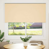 ZNTS Roller Blind Blackout Beige 145x175 cm Fabric Width 141.6 cm Polyester 4010773