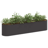 Raised Garden Bed Black 200 x 40x 40 cm 8011691